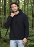 Classic Comfort Pullover Hoodie-Black