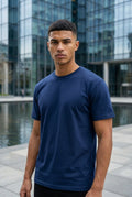 Men's Everyday Essential Crew Neck T-Shirt-Navy