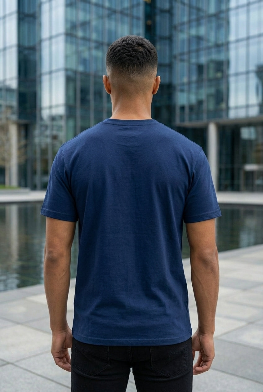 Men's Everyday Essential Crew Neck T-Shirt-Navy