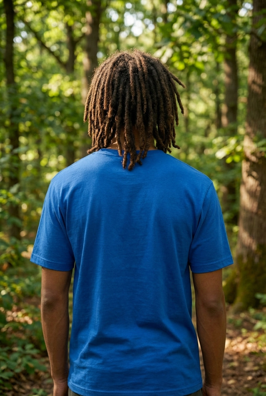 Men's Everyday Essential Crew Neck T-Shirt-Royal Blue