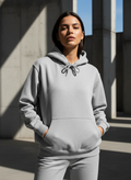 Classic Comfort Pullover Hoodie-Sports Grey