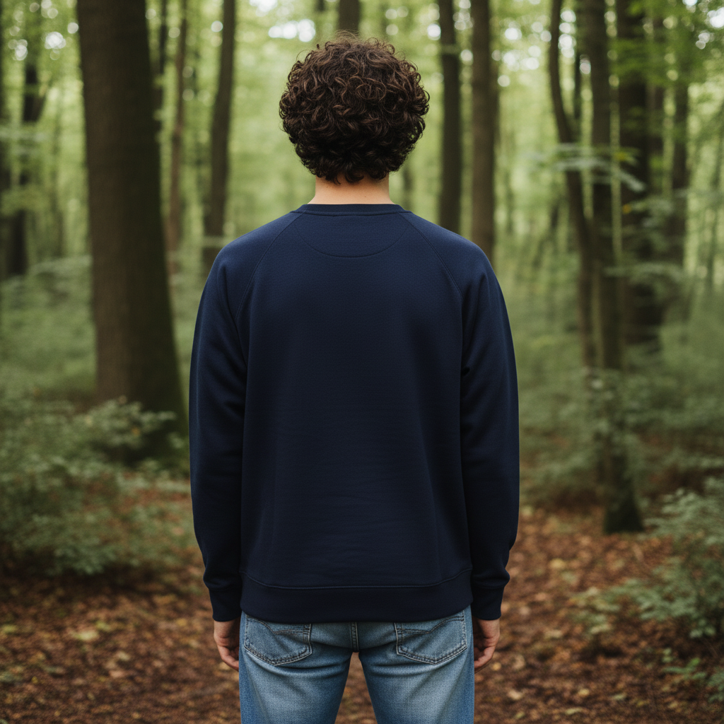 Men’s Classic Crewneck Sweatshirt in Navy